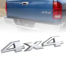 실버 4X4 자동차 엠 블 럼 스티커 네임 플레이트 배지 15 2 8CM 닷지 램 1500 2500 3500