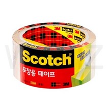 3M 포장용 리필 3650 투명 테이프, 6개입