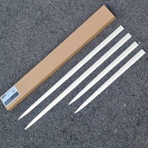 기아 K8 문콕 스크래치 방지용 순정느낌 부착형 도어가드 4p 1대분, 96+60cm, 화이트