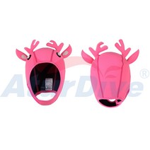 AturDive 65종 총정리 프리 다이빙 스쿠버 다이빙 후드 서핑 스노클링 모자, 형광분[산타사슴]