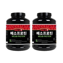 메소프로틴 2kg 2개 총4kg 단백질보충제 벌크업 헬스 보충제 프로틴 유청단백질 식물성단백질 살찌는 체중증가 탄수화물 동물성, 2개 / 2kg+2kg