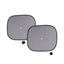 socean 접어보관 창문 간단부착 햇빛 차단막 2p 자외선차단 흡착판 가리개 햇볕 가림막 눈부심 방지 유리창문 커튼