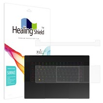 힐링쉴드 레이저 블레이드 14 R9 Zen4 무광 팜레스트/터치패드 필름 2매