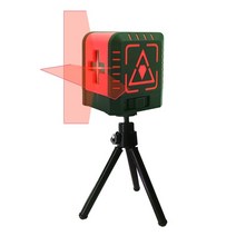 지적측량 gps측량기 레이저 포인터 레벨기거치대 광파기 레이저레벨기 레벨기 레이저줄자 레이저자 마킹기 pracmanu 2 라인 레이저 레벨 전문 수직 크로스 레이저 레벨 129, 협력사, 삼각대 포함 2r