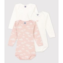 [쁘띠바또 현대판교] NTF43NB58F PK 클라우드 바디슈트 3팩