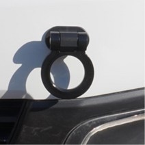 차량용 견인고리 후크 장식 자동차 올뉴투싼 마티즈 코란도C 아우디 펠리세이드 꾸미기 BMW SM5 레이 봉고3 새차선물 스포티지 그랜져IG 스타렉스 MQ4, 원형 실버