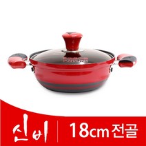 국산/키친아트/신비/궁중/전골냄비/18cm/투톤냄비/경질냄비/키친아트냄비/전골18cm, 도봉 쿠팡 본상품선택, 도봉 쿠팡 본상품선택