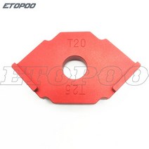 목공기계 부품목공 도구 조각 도구 둥근 코너 템플릿 Rplate 목재 밀링 DIY 목재 밀링 눈금자 목수 도구 3, 03 1pcs T20-T25
