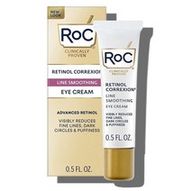RoC 레티놀 코렉시온 아이크림 0.5온스 다크서클 처친 피부 주름 안티에이징 개선 (포장은 다를 수 있음), Eye Cream and Retinol Capsules