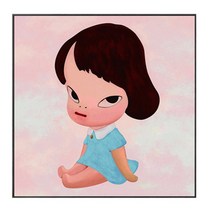 요시모토 나라 요시토모 나라 / 거실 집에 걸면 좋은 인테리어 그림액자 10, 화이트