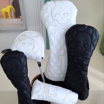 골프채커버 드라이버 퍼터 우드 유틸리티 말렛퍼터 헤드 커버, 블랙, 말렛커버