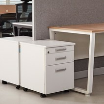 이동서랍 서랍장 3단, 이동서랍 일반형B_화이트(CO)