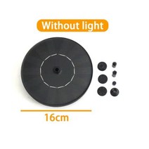 태양필터 광학렌즈 플라네타륨 천체투영기 태양 전지 패널 전원 물 분수 풀 연못 가든 워터 스프링클러 스프레이 어 펌프 amp 앰프 3 헤드 수족관, 16cm  without lamp