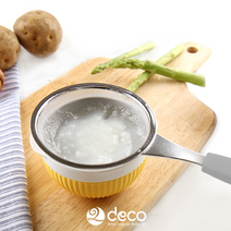 이유식거름망 스텐레스 거름망 채망 이유식조리도구 (핑크 그레이 블루)투데코, 블루