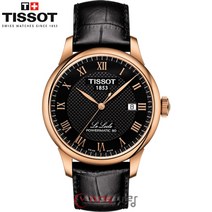 티쏘 르로끌 파워매틱80 남자 가죽 시계 T006.407.36.053.00