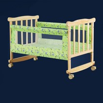 shoutuicheS7 아기 흔들침대 이동식아기침대 아기테이블, S6-Large 셰이커 (크기에 대한 세부 정보 참조), S2-with 모기장