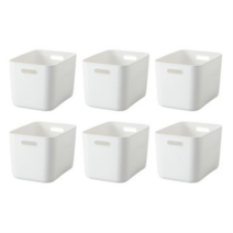 무인양품 MUJI 폴리에틸렌 수납 케이스 L 6개 4549738749486