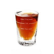 에스프레소 유리 샷잔 1온스 3줄눈금