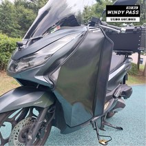윈디패스 PCX NMAX 사이드바이저 윈드쉴드 오토바이 바람막이 카본블랙, 17-20년NMAX 카본블랙, 1개