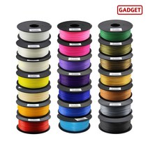[가제트]PLA 필라멘트 3D프린터 필라멘트 1kg 3D펜 40색 1.75mm, Gray, 일반