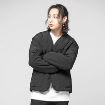 세븐퍼센트 남녀공용 보아털 퀼팅 점퍼 깔깔이 집업 점퍼 (2컬러 5사이즈)