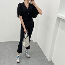 셀러허브(잡화) 여자 봄 여름 데일리 쉬폰 가디건 니트