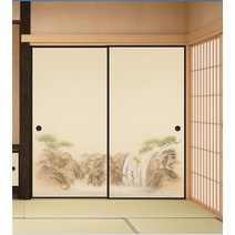 명상 방석 일본 푸시마 문지 2 장/쌍 와시 목판 장식 벽지 소지 슬라이딩 도어 침실 거실 108배, 7.903