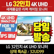 LG전자 리퍼모니터 32인치모니터 32UD99 (4K UHD/IPS/HDR10/C타입)