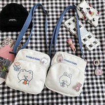 팬부 크로스백 미니백 캔버스백 숄더백 가방 에코백