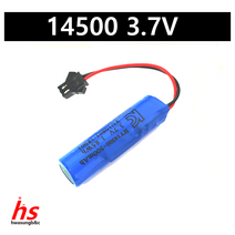 RC카 배터리 14500 3.7V 500mAh JST-2P 리튬이온배터리 RC 무선 몬스터 트럭 덤프 포크레인 오프로드 RC카 건전지 충전지 충전팩 배터리팩