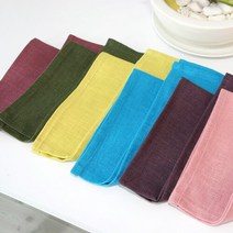 [나산] 냅킨 린넨 100% 젠스타일 RS91-3 6장 SET 40x30cm 당일발송, 상세설명 참조, 13 샹그리아와인