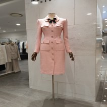 (정품)모조에스핀 리본브로치원피스S231MSE012HY