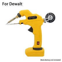 디월트충전기 호환 휴대용 납땜 총 빠른 용접 도구 Makita/DEWALT/Milwaukee/BlackDecker 18V 리튬 배터리, 02 For Dewalt