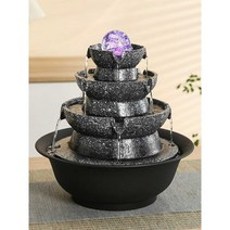 실내분수대 항아리 정원조경 어항 인공폭포 집들이선물 폭포 인테리어, 높이 30cm