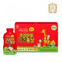 참진삼 프리미엄 키즈홍삼 30포 / 어린이 맛있는 면역 필수템, 단품