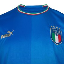 푸마 남자 이탈리아 운동 축구복 유니폼 반팔티 저지