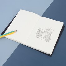 힘찬쇼핑_ 고급스러운 작은 스케치북 두꺼운 그림 노트 전문가 어린이 유아 미니 A5, 기본