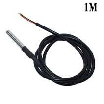 온도 습도 센서 보일러 온수매트 부품 스위치 NTC 컨트롤러 케이블 1 pcs ds1820 스테인레스 스틸 패키지 방수 ds18b20 프로브 arduino 용 18b20, 1M 100CM