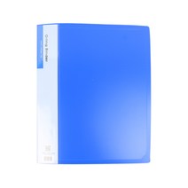 플러스샵 PP 3공 O-RING 공바인더 A4 6색상 내지용 1인치, 파랑(속지미포함) 1개