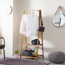 [리비니아] 원목 코트 멀티 행거 12종 2color 6type, 월넛, 슬림2단행거