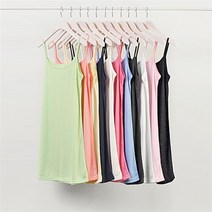 강물처럼 빅사이즈사랑해요 0018RL202 심플 롱 끈 나시 IN (8125107)