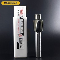 수공구 랜툴 핸드 리머 산업용 HSS 카운터 보어 볼트 드릴 싱크 밀 커터 M3 Tin 코팅 M4 M5 M6 M12 CNC 나사 육각 구멍 금속 공구 100188, M8x14