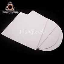 Trianglelab 3MM 두께 단열 3D 프린터 가열 침대 블록 절연 면화 TEVO Reprap Ultimaker Mbot, diameter150