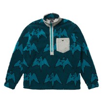 2223 에어블라스터 셰르파 스노우 보드 하프 집업 AIRBLASTER Sherpa Half Zip Teal Big Terry