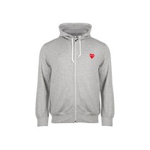 꼼데가르송 [COMME DES GARCONS] 22FW 하트 와펜 후드집업 그레이 AZ-T168-051-1