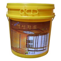 황토명가 황토페인트 바르는 황토벽지 황토칠 17리터, 연녹