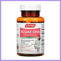 카탈로 내추럴스 임산부용 DHA 소트트젤 60정 Catalo Naturals Algae for_Pregnancy, 상세내용참조, 없음, 정