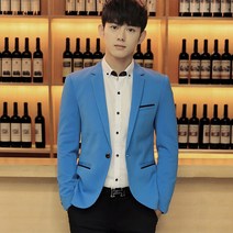 DFMEI 봄과 가을 캐주얼 정장 남성 자켓 트렌드 싱글 웨스턴 셔츠 얇은 섹션