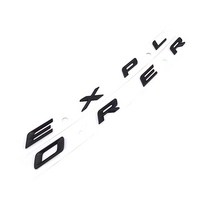 포드 익스플로러 레터링 엠블럼 스티커/ 2021년 신형, 블랙(무광), 뉴포드익스플로러
