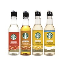 Starbucks 스타벅스 커피시럽 360 ml 4종 중 택1 / Starbucks Syrup 12.17 oz Bottle, 3. Vanilla